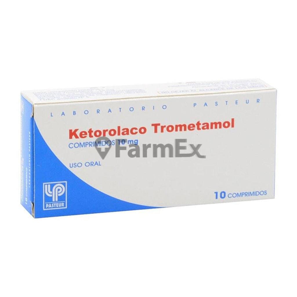 Ketorolaco 10 mg x 10 comprimidos Farmex-VidaTres-Persistente